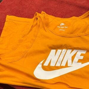 Nike  Bright Orange Tank Top